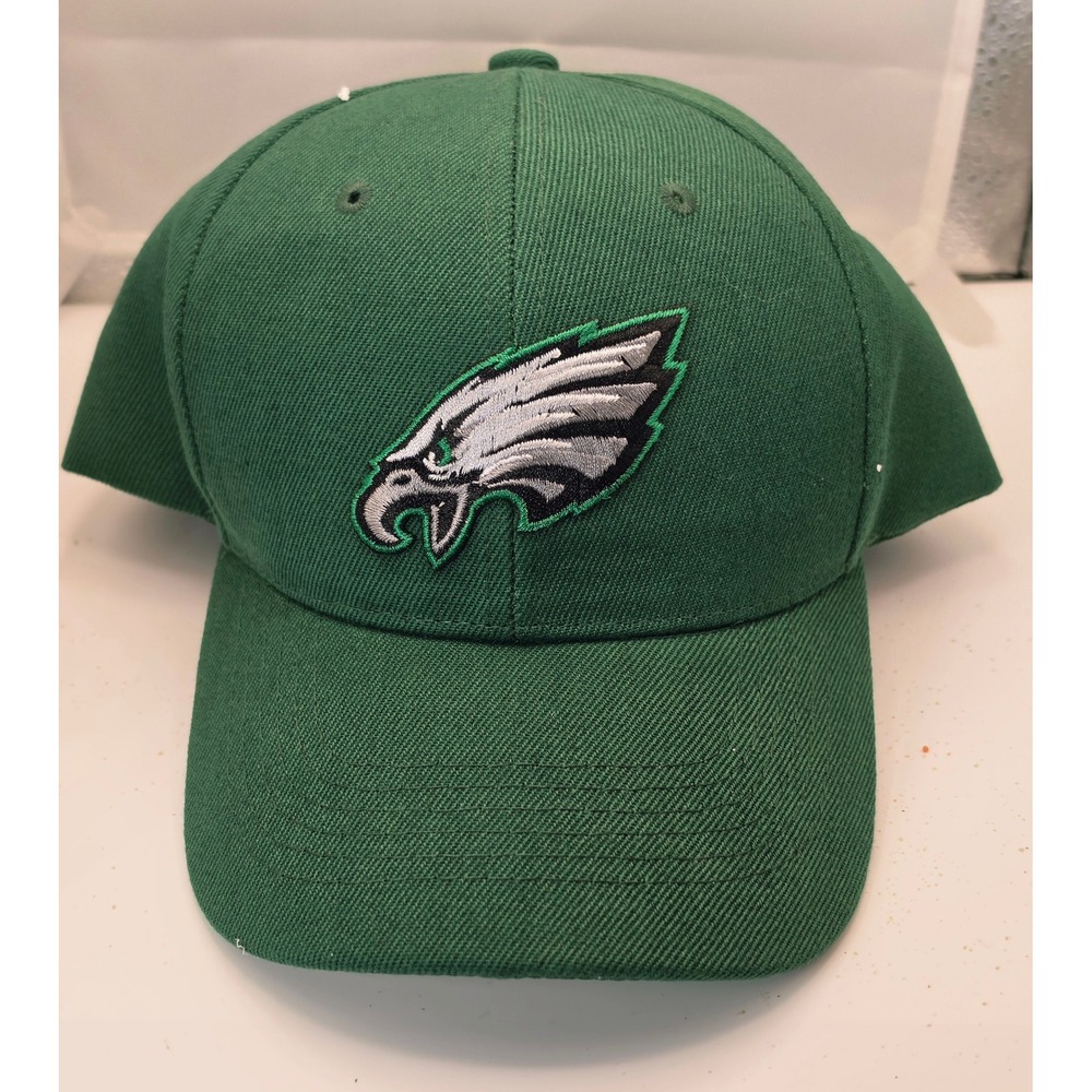 Philadelphia Eagles Green Adjustable Strapback Hat Embroidered Logo Mens OSFA
